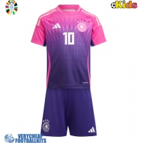 Germany Jamal Musiala #10 Replica Away Minikit Euro 2024 Short Sleeve (+ pants)